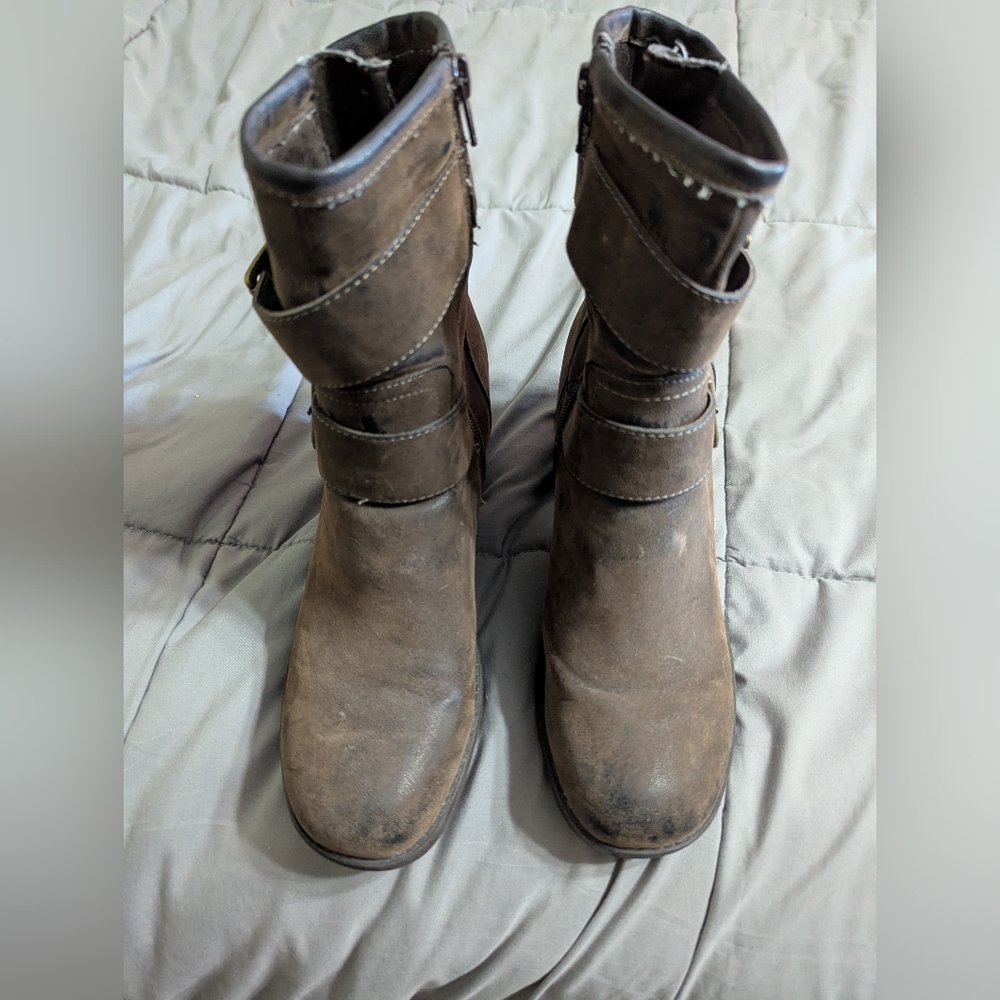 Sonoma Dark Brown Combat Boots
